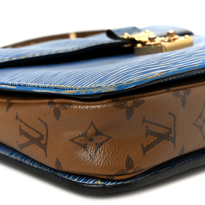Louis Vuitton Epi Reverse Monogram Pochette Metis Denim Light 13 of 14