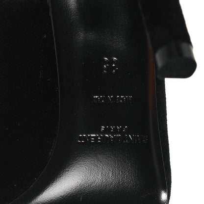 Saint Laurent Velvet Anja 105 Pumps 35 Black 6 of 11