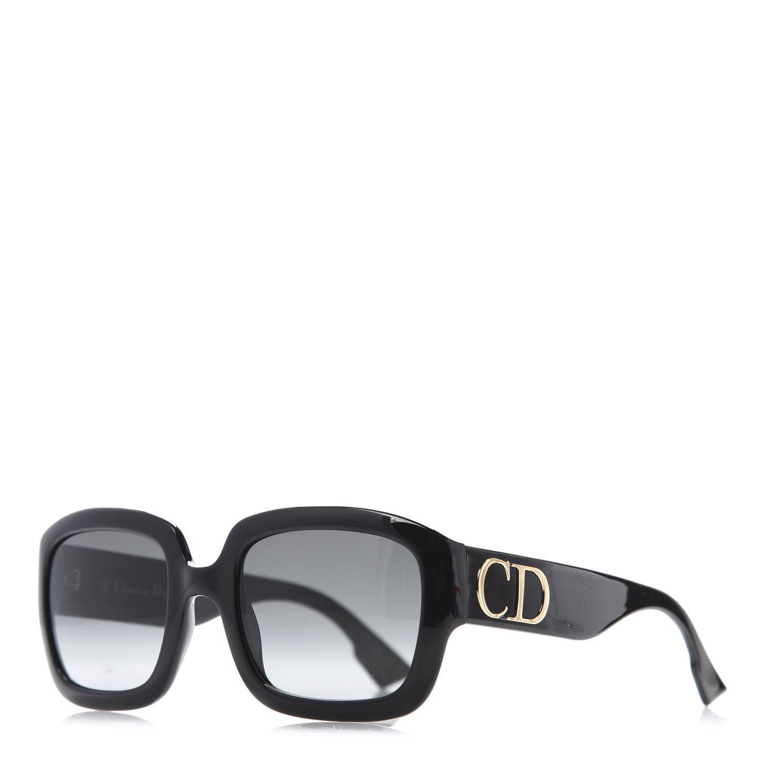 Christian Dior CHRISTIAN Acetate D Dior Sunglasses Black 1 of 7