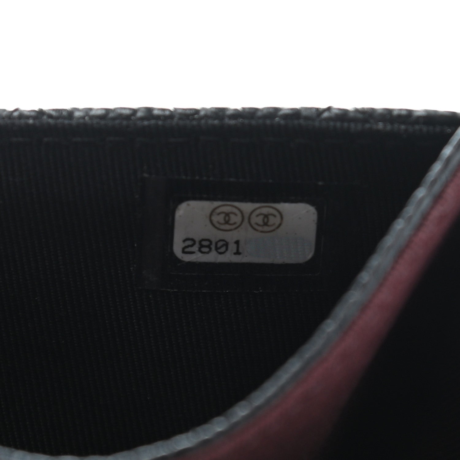 Chanel Caviar Quilted Flap Card Holder Wallet Black 6 of 10