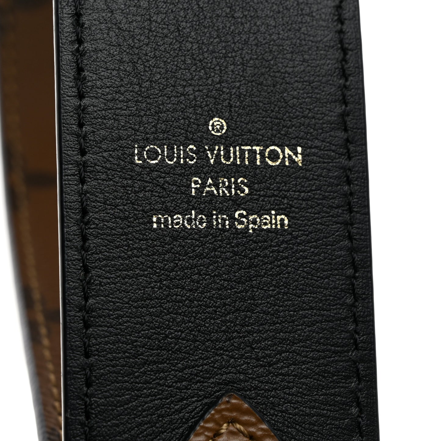 Reverse Monogram Bandouliere Shoulder Strap
