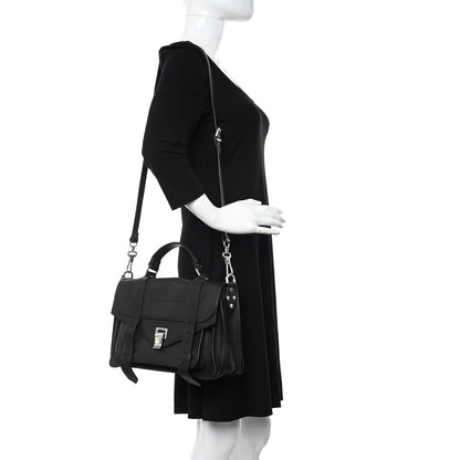 Proenza Schouler Lambskin Medium PS1 Satchel Dark Espresso 2 of 16