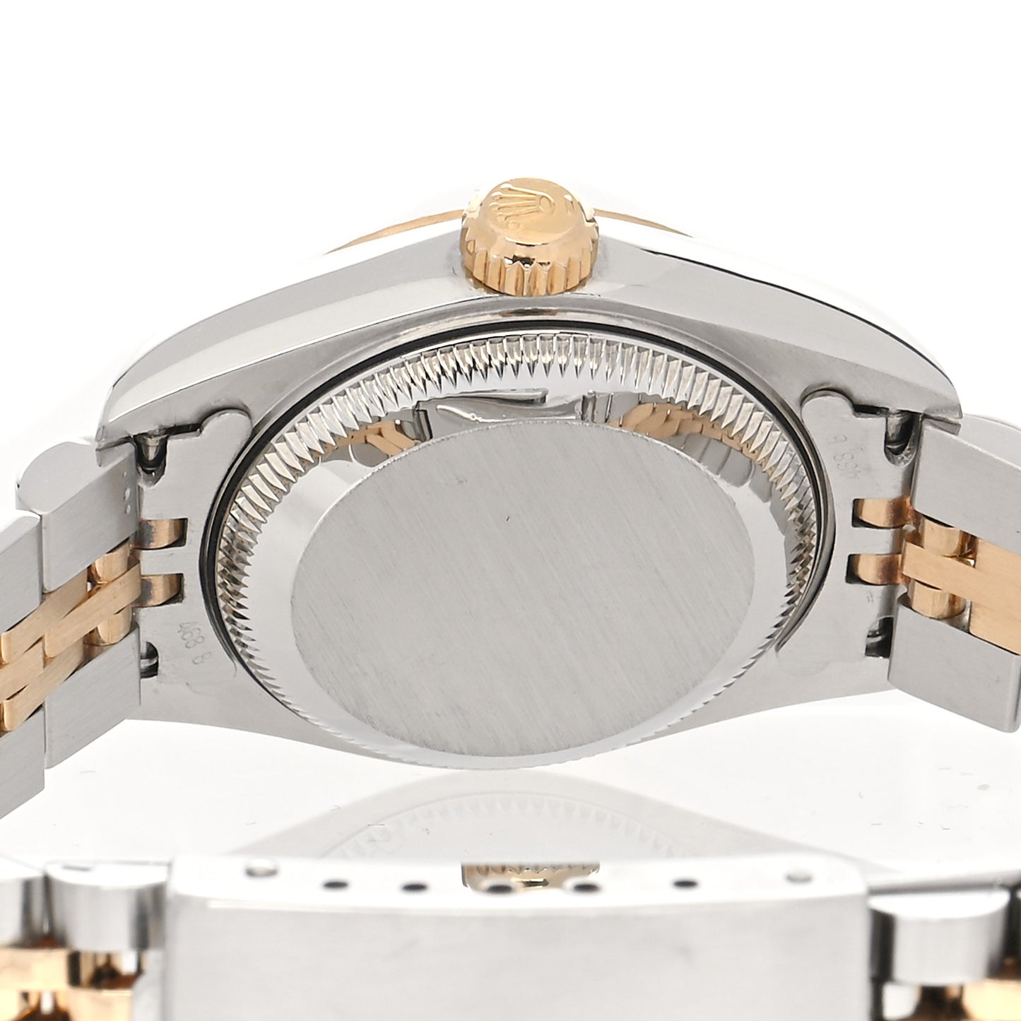 Stainless Steel 18K Yellow Gold 26mm Oyster Perpetual Datejust Watch White Roman 79173