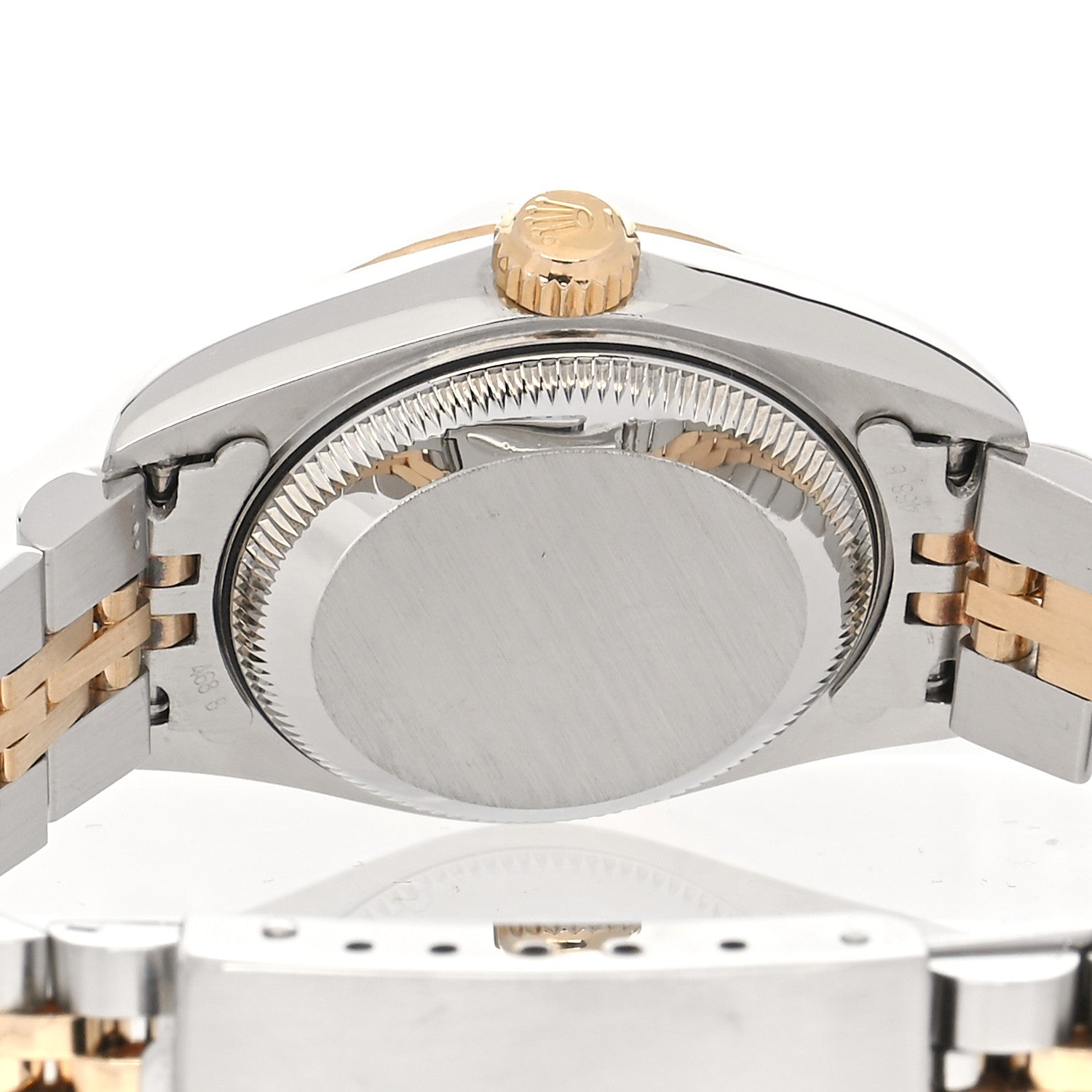Rolex Stainless Steel 18K Yellow Gold 26mm Oyster Perpetual Datejust Watch White Roman 79173 4 of 4