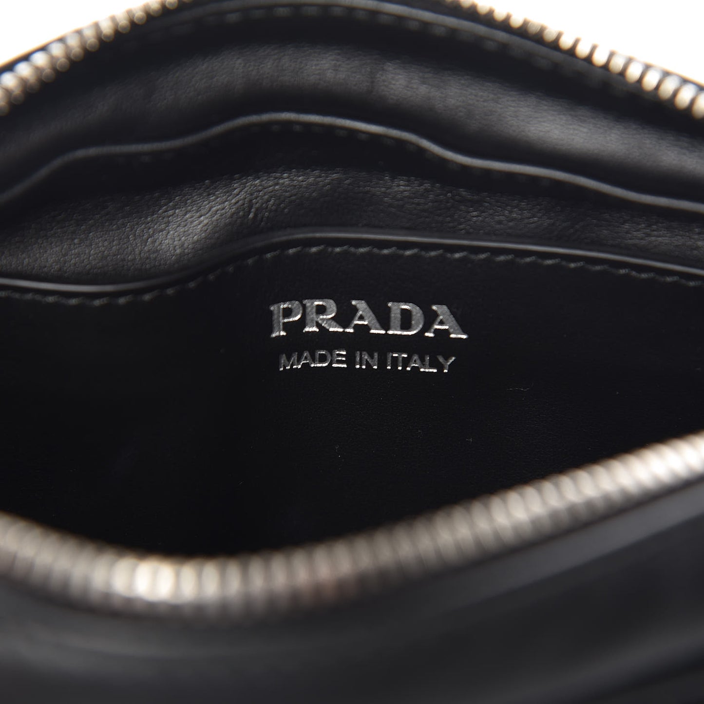Soft Calfskin Diagramme Crossbody Bag Black