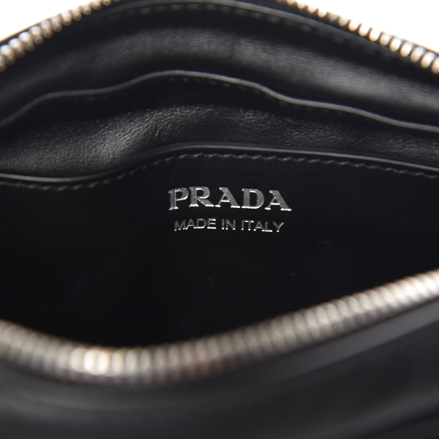 Prada Soft Calfskin Diagramme Crossbody Bag Black 8 of 8
