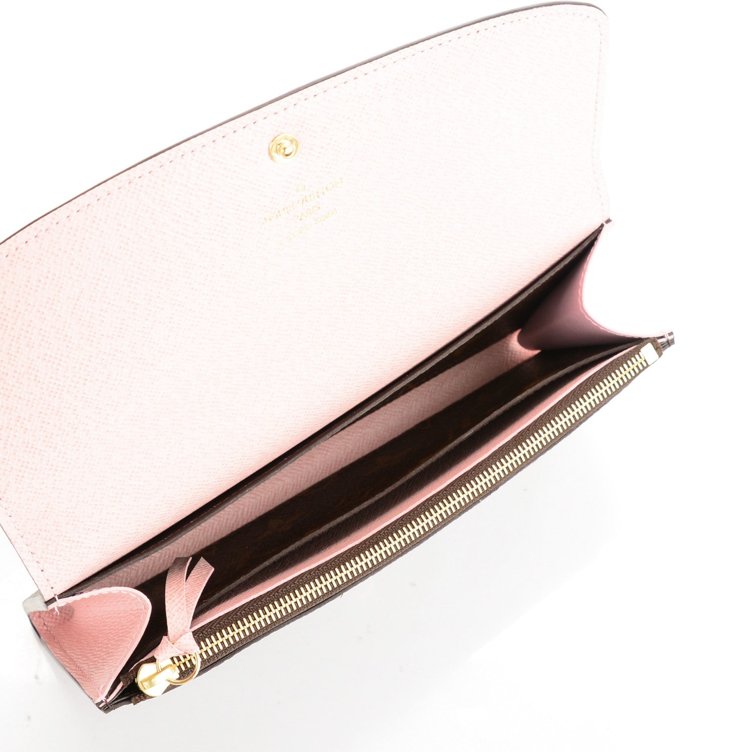 Louis Vuitton Monogram Emilie Wallet Rose Ballerine 5 of 7