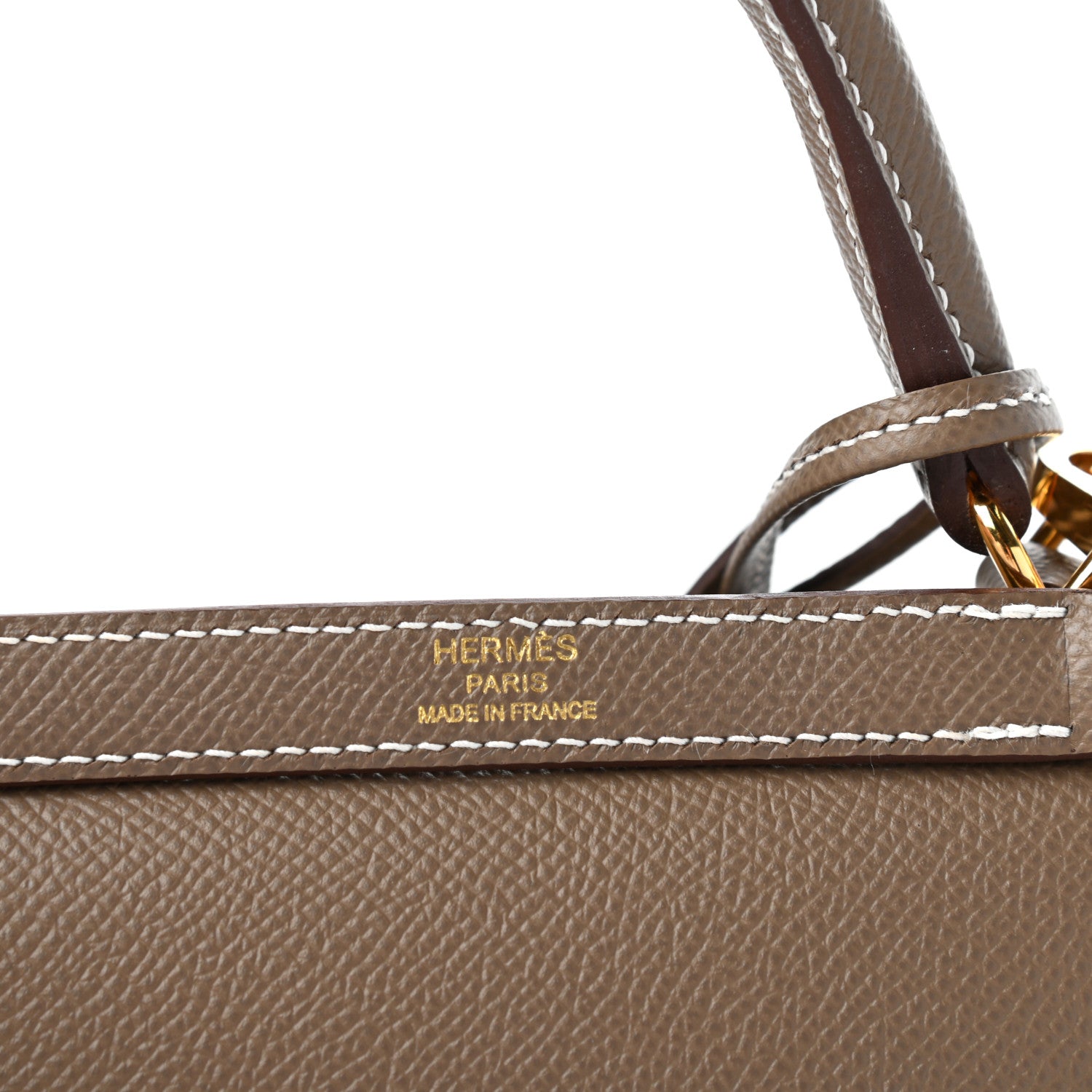 Hermes Epsom Kelly Sellier 32 Etoupe 6 of 10