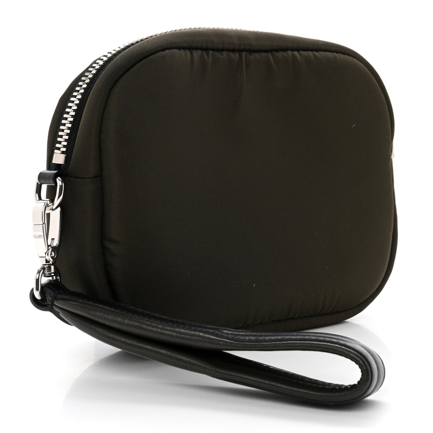 Tessuto Nylon Pocket Wristlet Pouch Mimetico Black