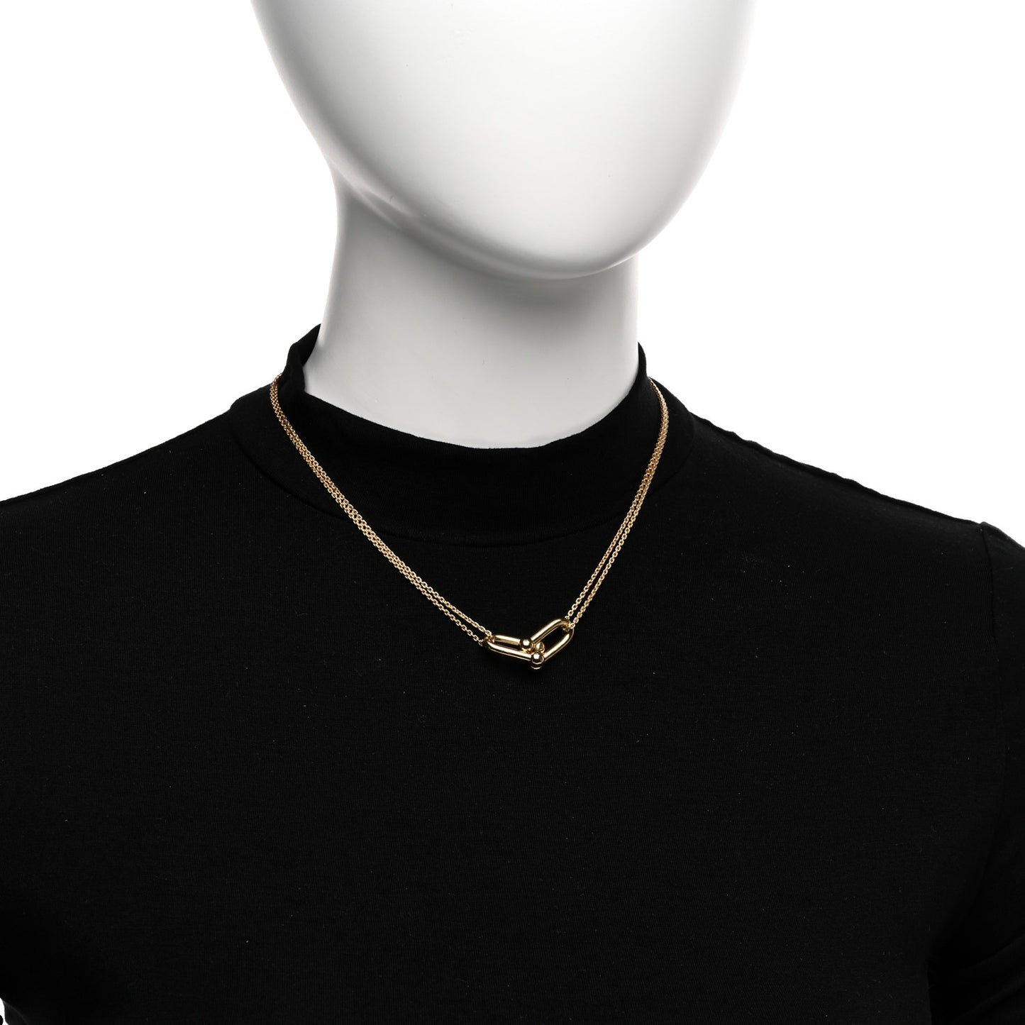 18K Yellow Gold HardWear Double Link Pendant Necklace