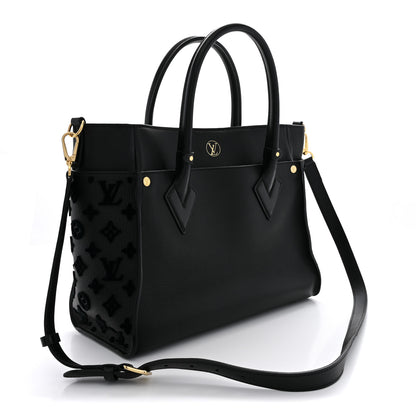 Louis Vuitton Calfskin Monogram Tufting On My Side Black 3 of 10