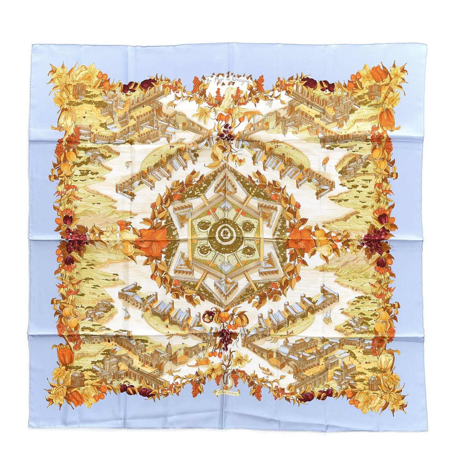 Silk Au Pays De Cocagne Scarf 90