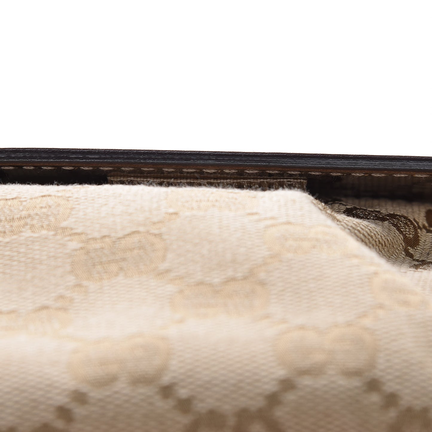 GG Monogram Web Double Pocket Belt Bag Gold Pink