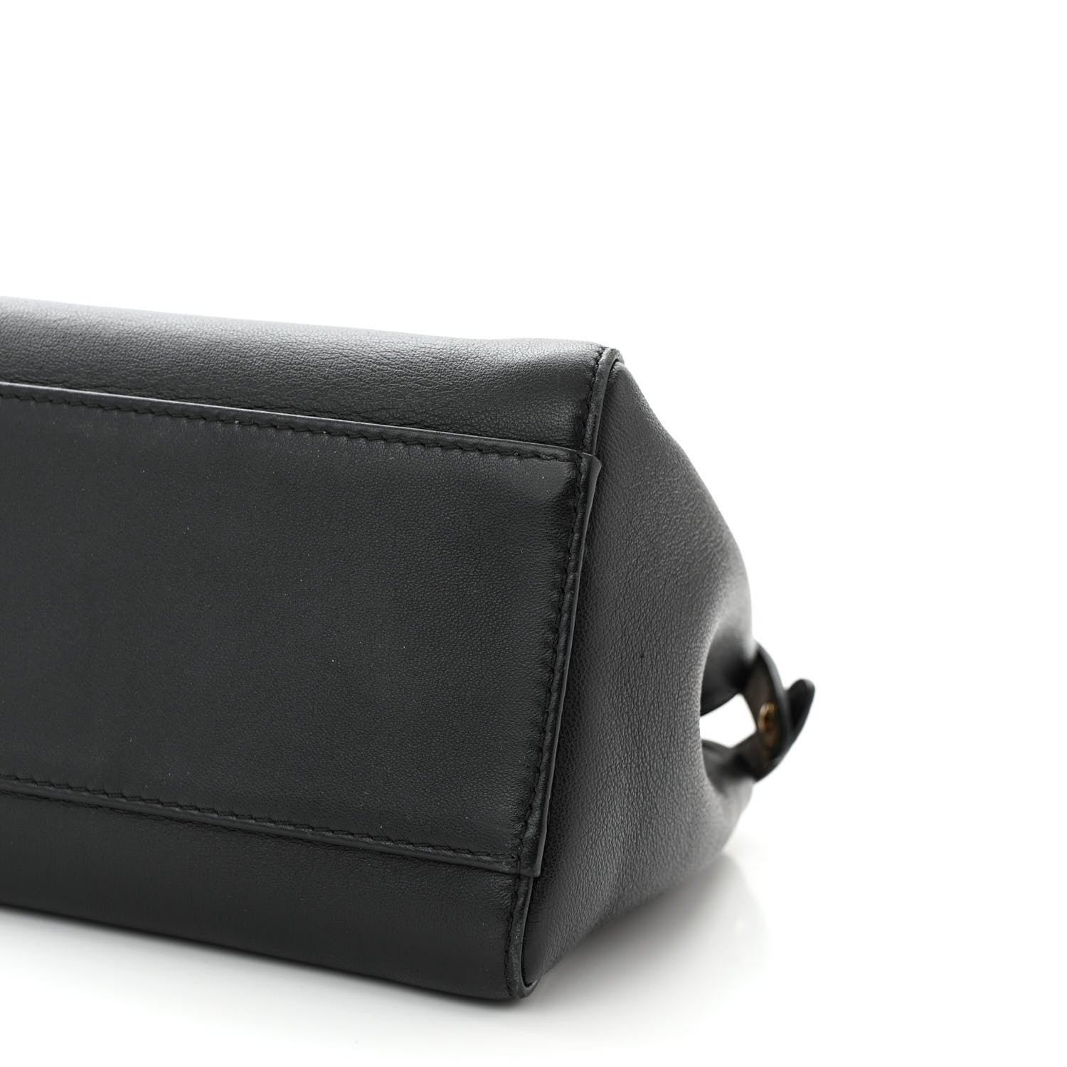Fendi Nappa Mini Peekaboo Iconic Satchel Black 10 of 10