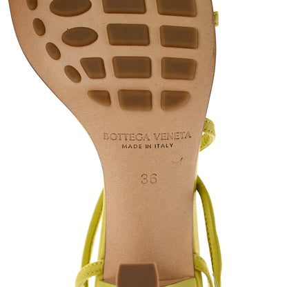 Bottega Veneta Crush Calfskin The Line 90mm Sandals 36 Acid 6 of 10