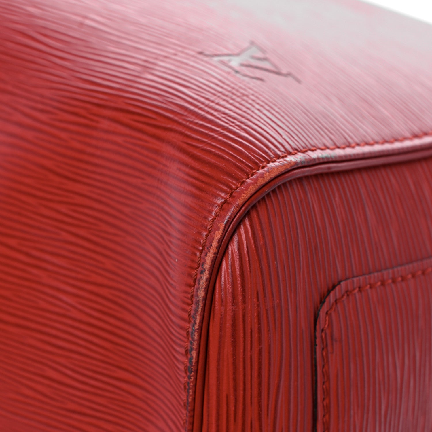 Louis Vuitton Epi Keepall 45 Castillan Red 8 of 18
