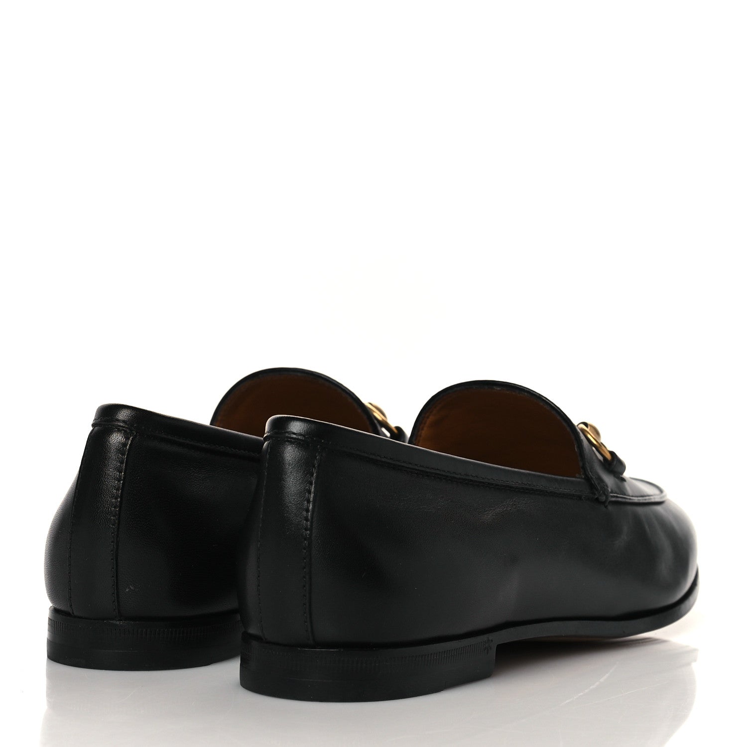 Gucci Calfskin Womens Jordaan Loafers 36 Black 4 of 8