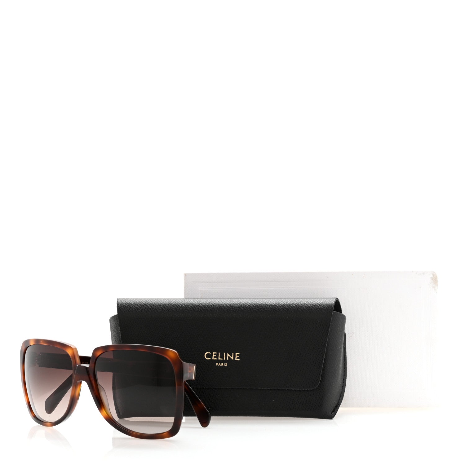 Celine Acetate Oversized Square Sunglasses CL401461 Tortoise 7 of 7