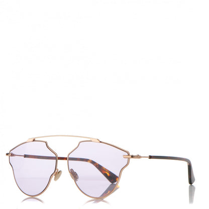 Christian Dior So Real Pop Sunglasses Rose Gold Purple 1 of 9