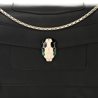 Bulgari Calfskin Serpenti Forever Crossbody Bag Black 8 of 10