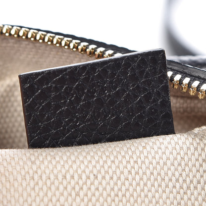 Gucci Pebbled Calfskin Small Soho Disco Bag Black 7 of 9
