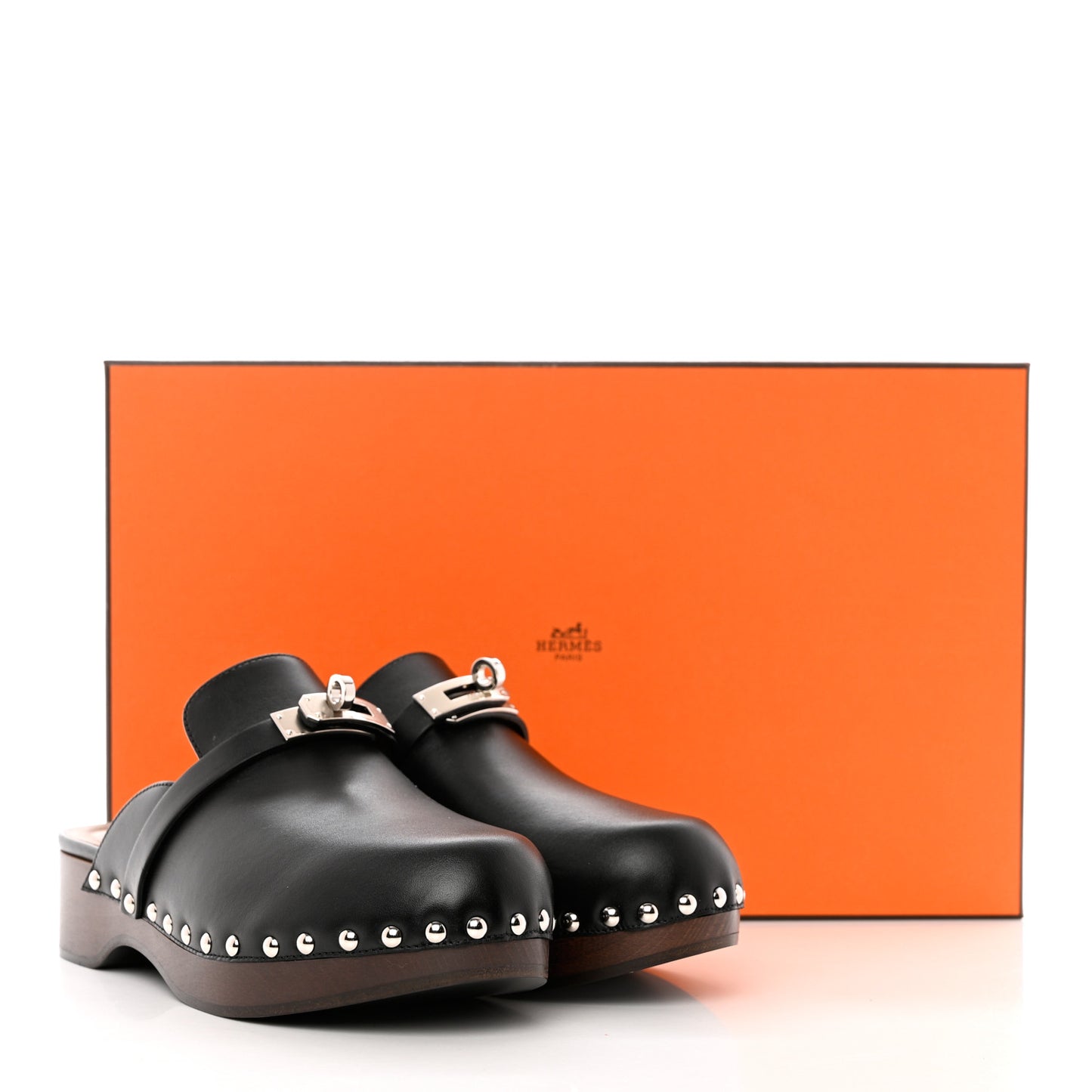 Calfskin Carlotta Mules 36 Black