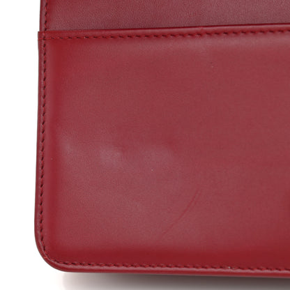 Chanel Patent Quilted Wallet On Chain WOC Burgundy 12 of 13