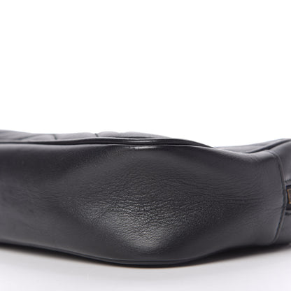 Gucci Calfskin Matelasse Mini GG Marmont Wrist Wallet Black 7 of 10