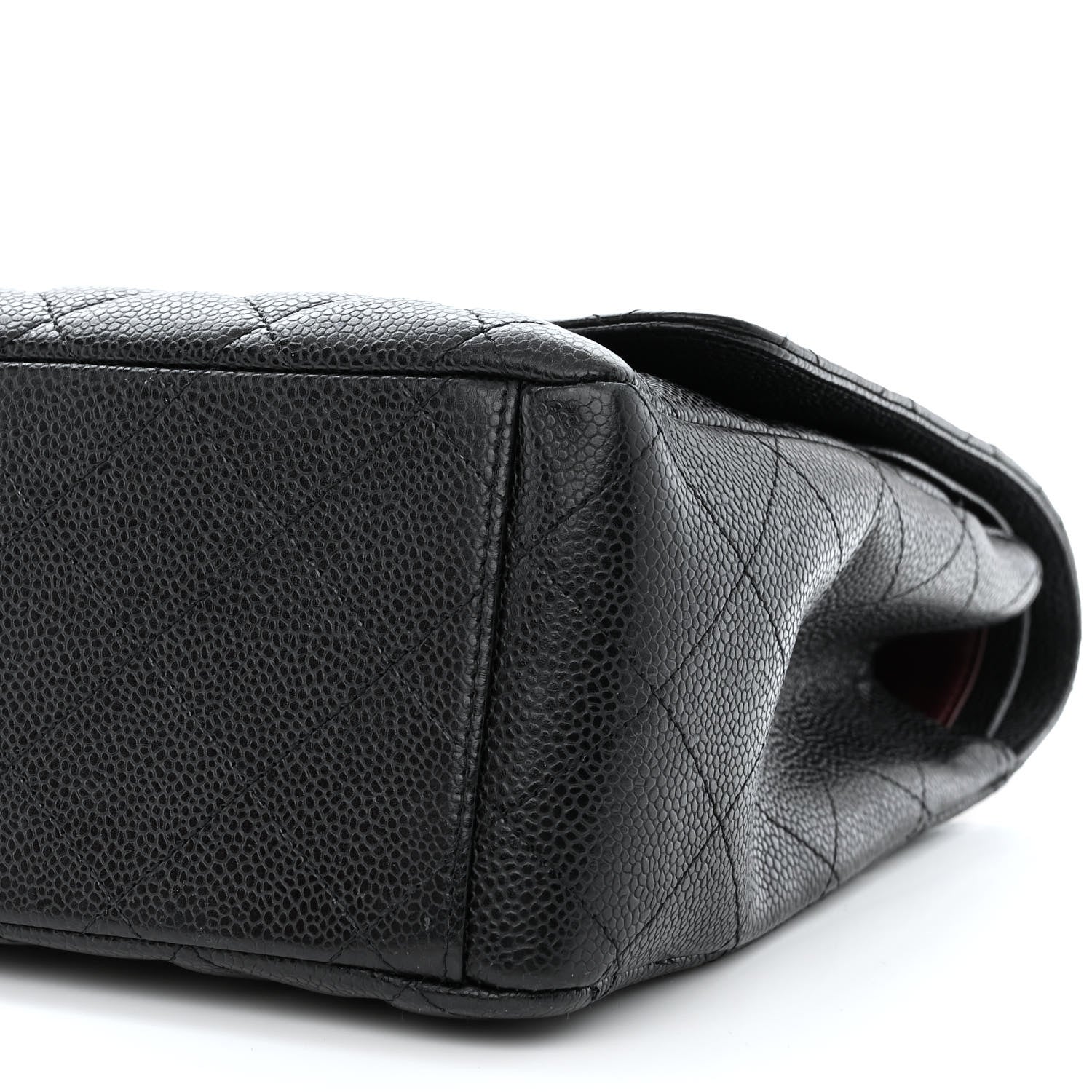 Chanel Caviar Quilted Maxi Double Flap Black 10 of 12