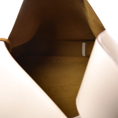 Stella McCartney Eco Alter Nappa East West Perforated Tote White 6 of 13