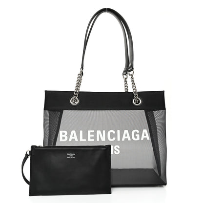 Balenciaga Mesh Medium Duty Free Tote Black 3 of 10