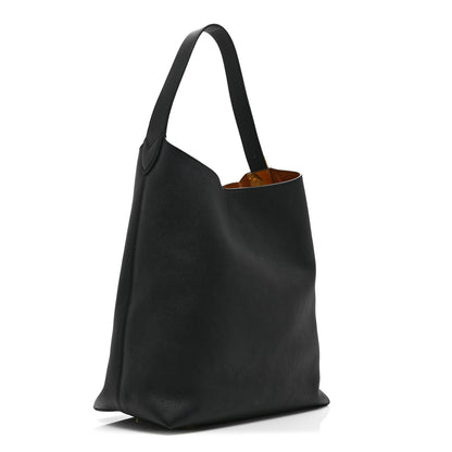 Louis Vuitton Grained Calfskin Low Key Hobo MM Black 4 of 10