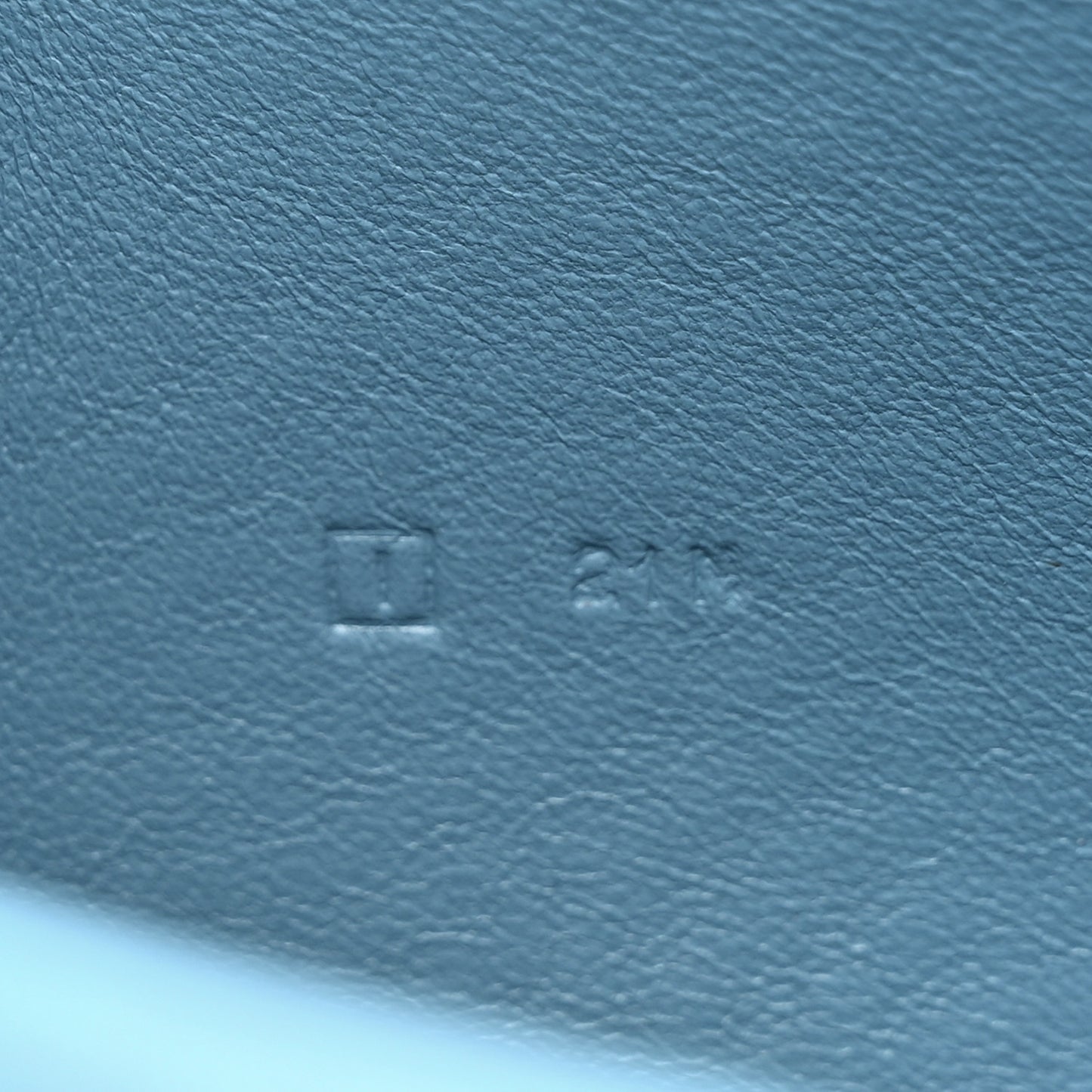 Togo Dogon Duo Wallet Blue Jean