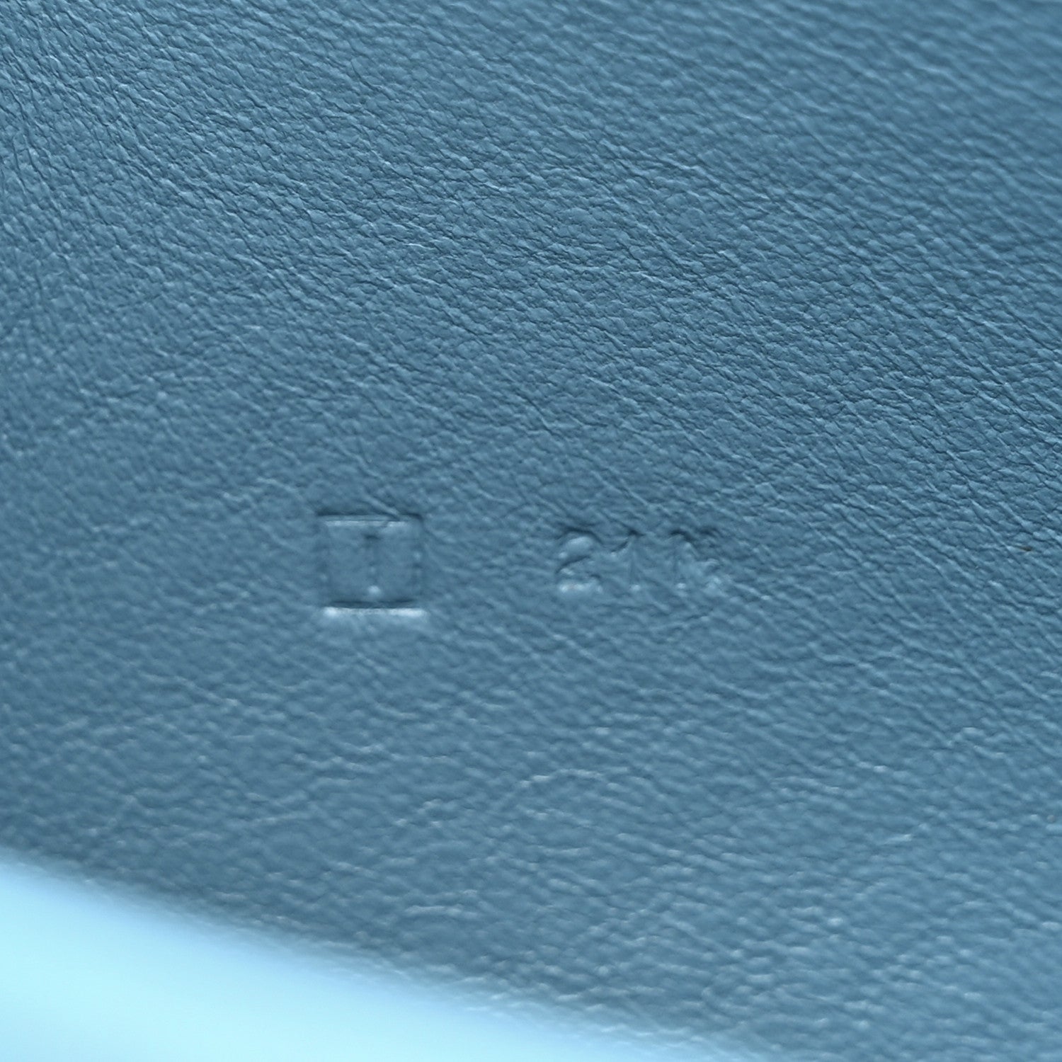 Hermes Togo Dogon Duo Wallet Blue Jean 9 of 10