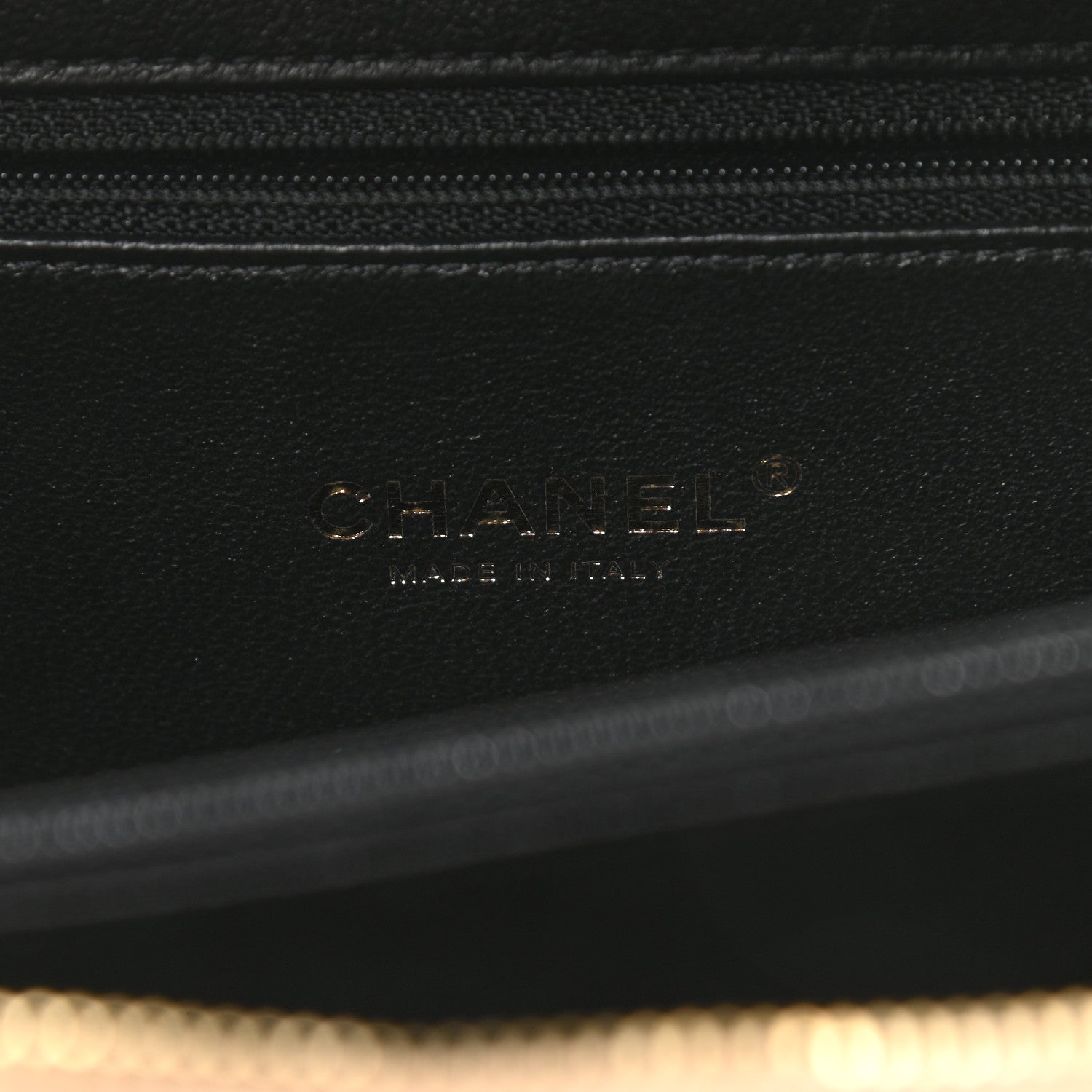 Chanel Caviar Quilted Medium CC Filigree Vanity Case Beige Black 6 of 11