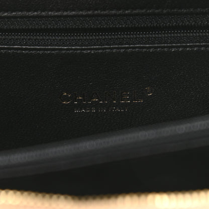 Chanel Caviar Quilted Medium CC Filigree Vanity Case Beige Black 6 of 11