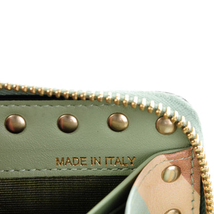 Valentino Garavani Calfskin Native Couture 1975 Rockstud Zip Around Wallet 7 of 8