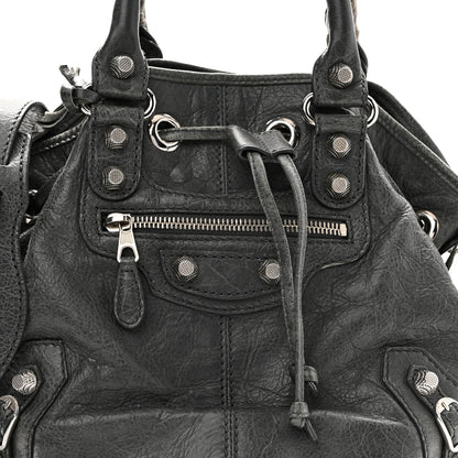 Balenciaga Agneau Giant 12 Silver Hardware Mini Pompon Gris Fossile 9 of 11