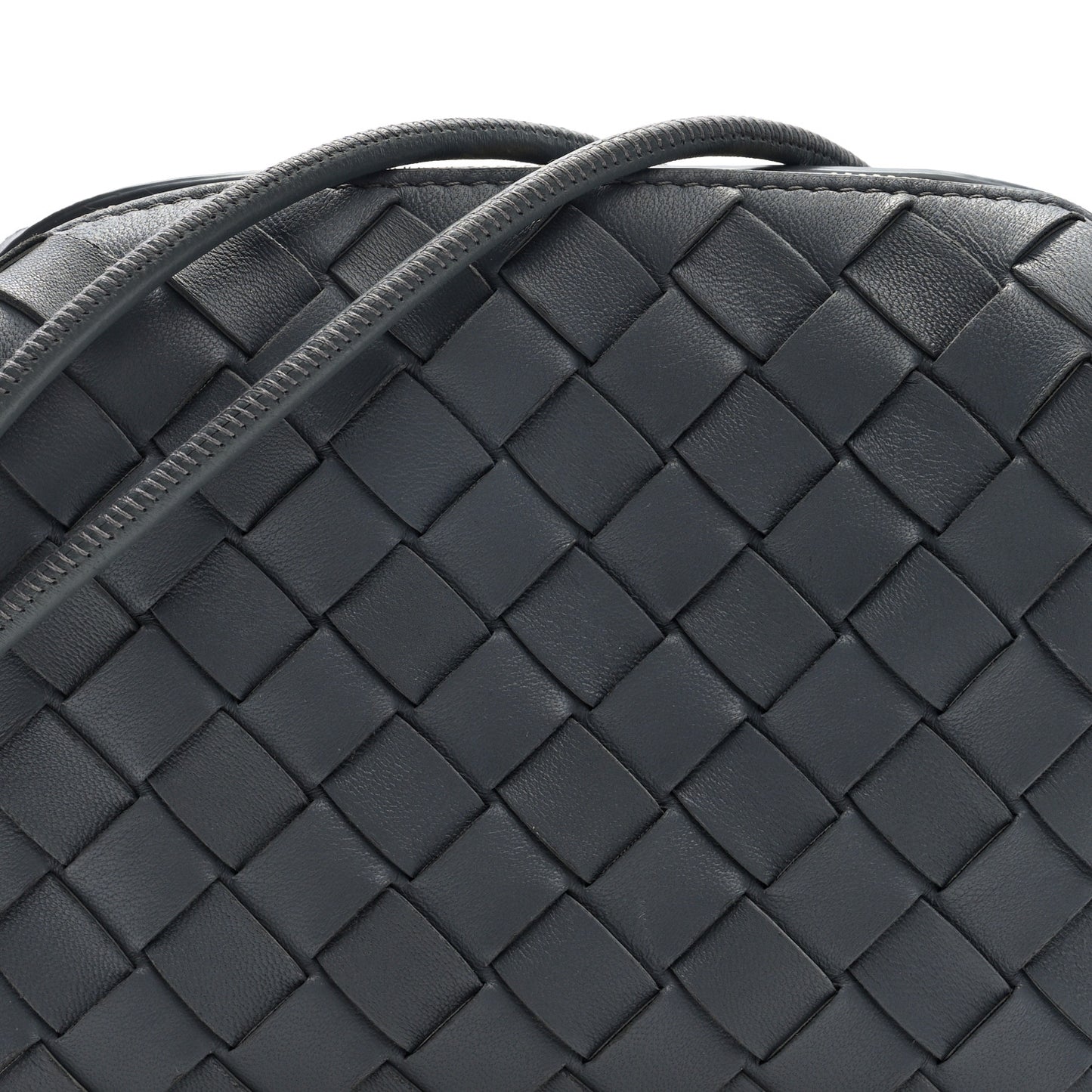 Nappa Intrecciato Mini Loop Camera Bag Thunder