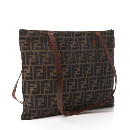 Fendi Zucca Small Tote Tobacco 3 of 9