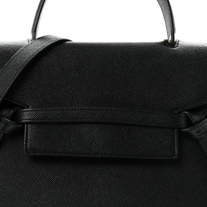 Celine Grained Calfskin Micro Belt Bag Black 9 of 11