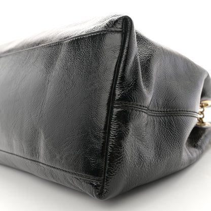 Gucci Patent Medium Soho Chain Shoulder Bag Black 10 of 11