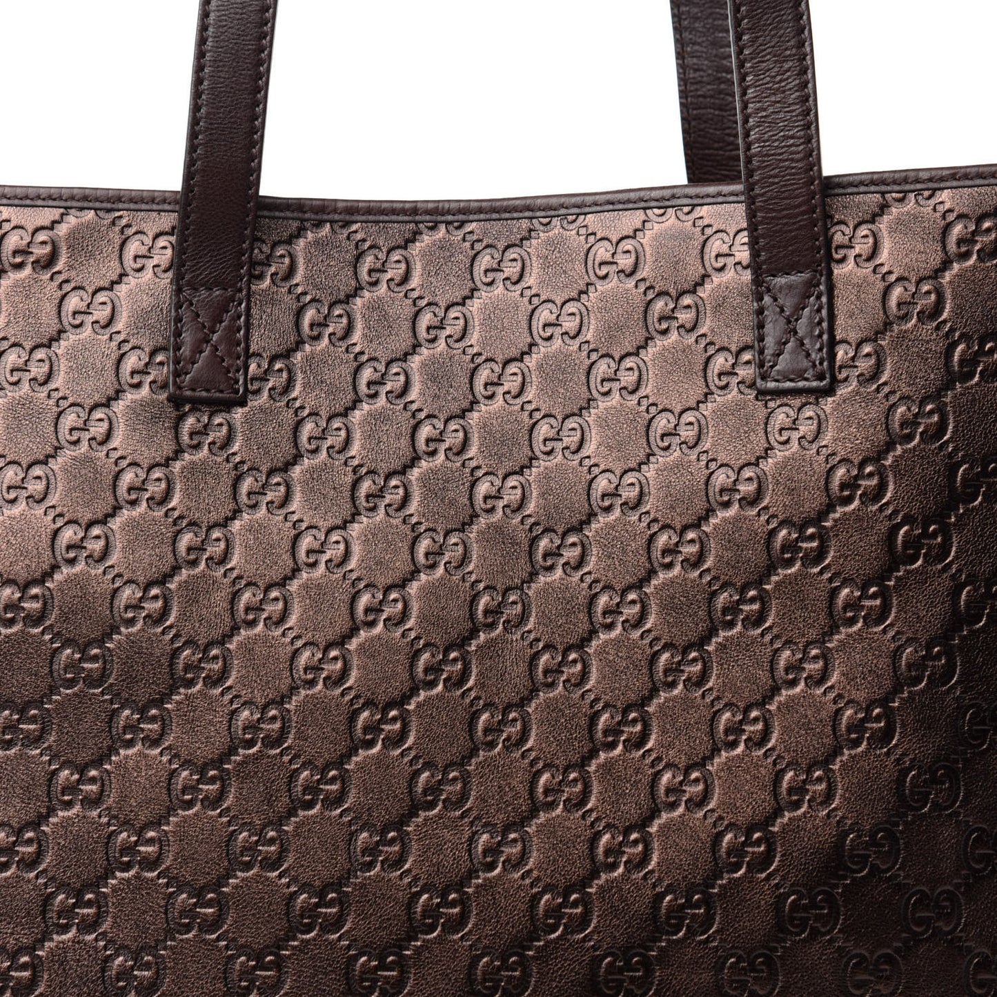 Guccissima Large Tote Bronze