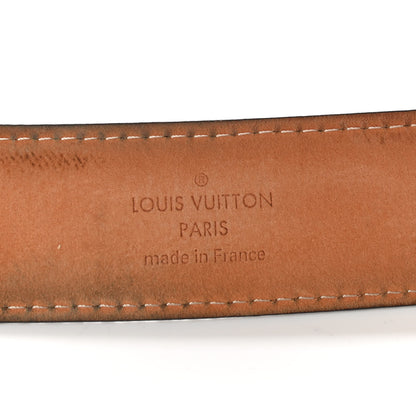 Louis Vuitton Damier Ebene 30mm Ellipse Belt 85 34 3 of 8