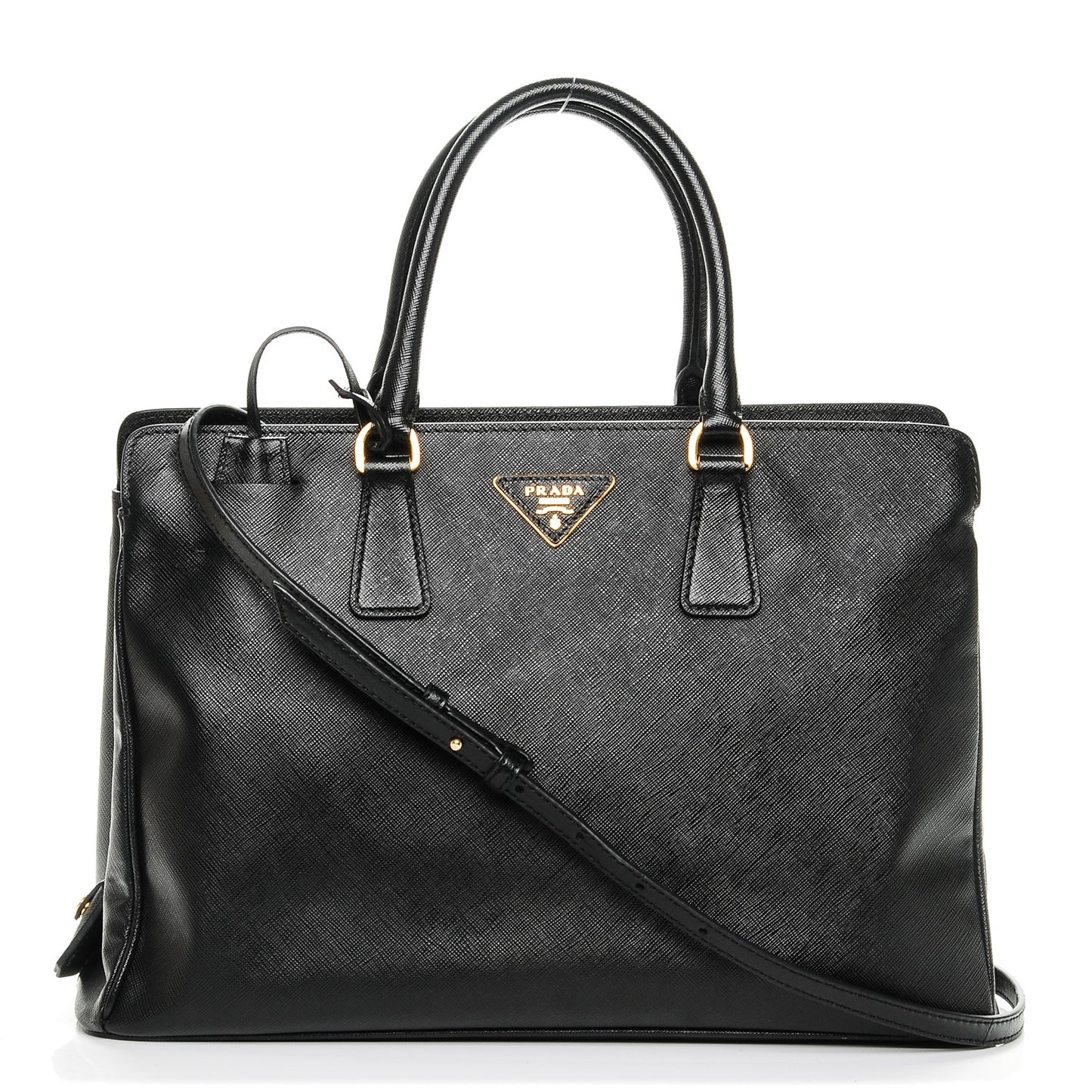 Saffiano Lux Large Tote Nero Black