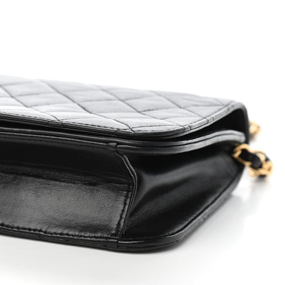 Chanel Lambskin Quilted Small Single Flap Black 10 of 12