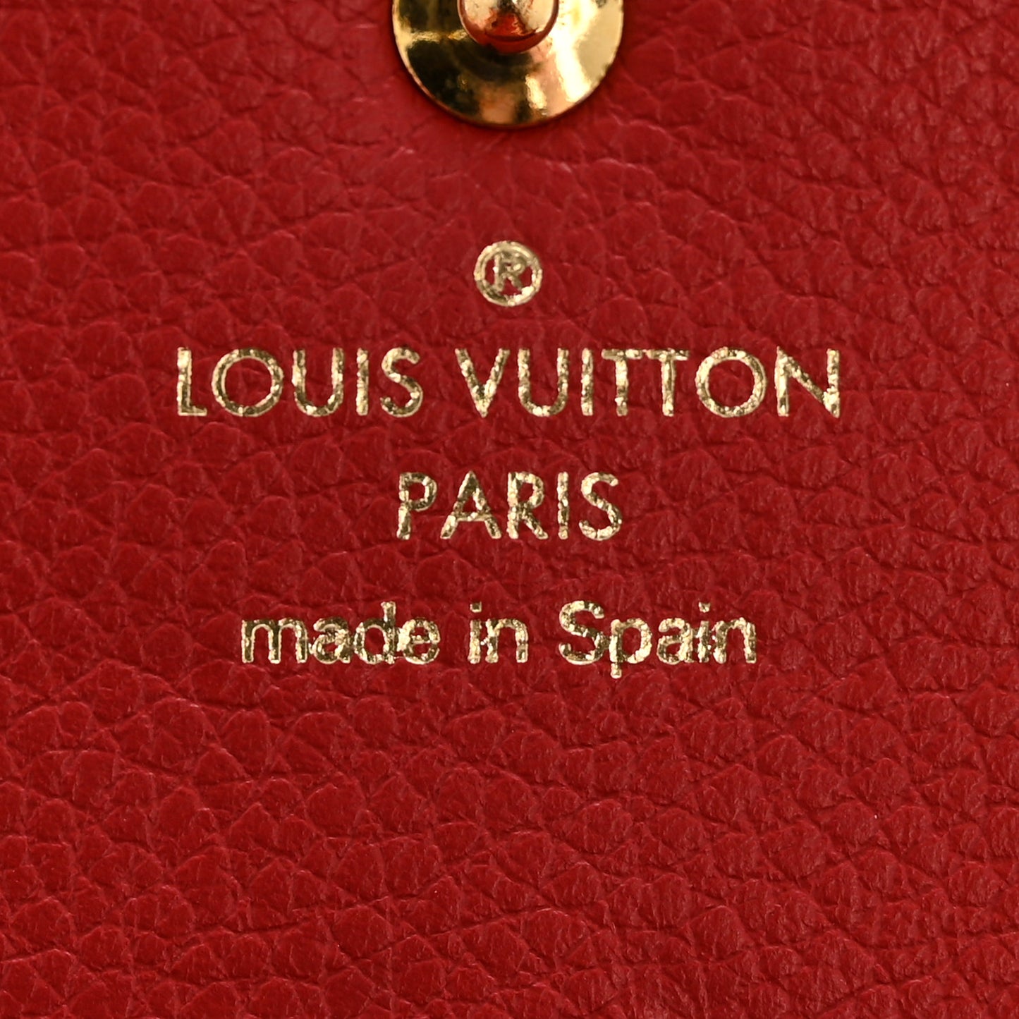 Empreinte Bloom Flower Emilie Wallet Marine Rouge