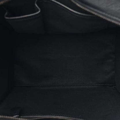 Celine Drummed Calfskin Mini Luggage Black 5 of 10