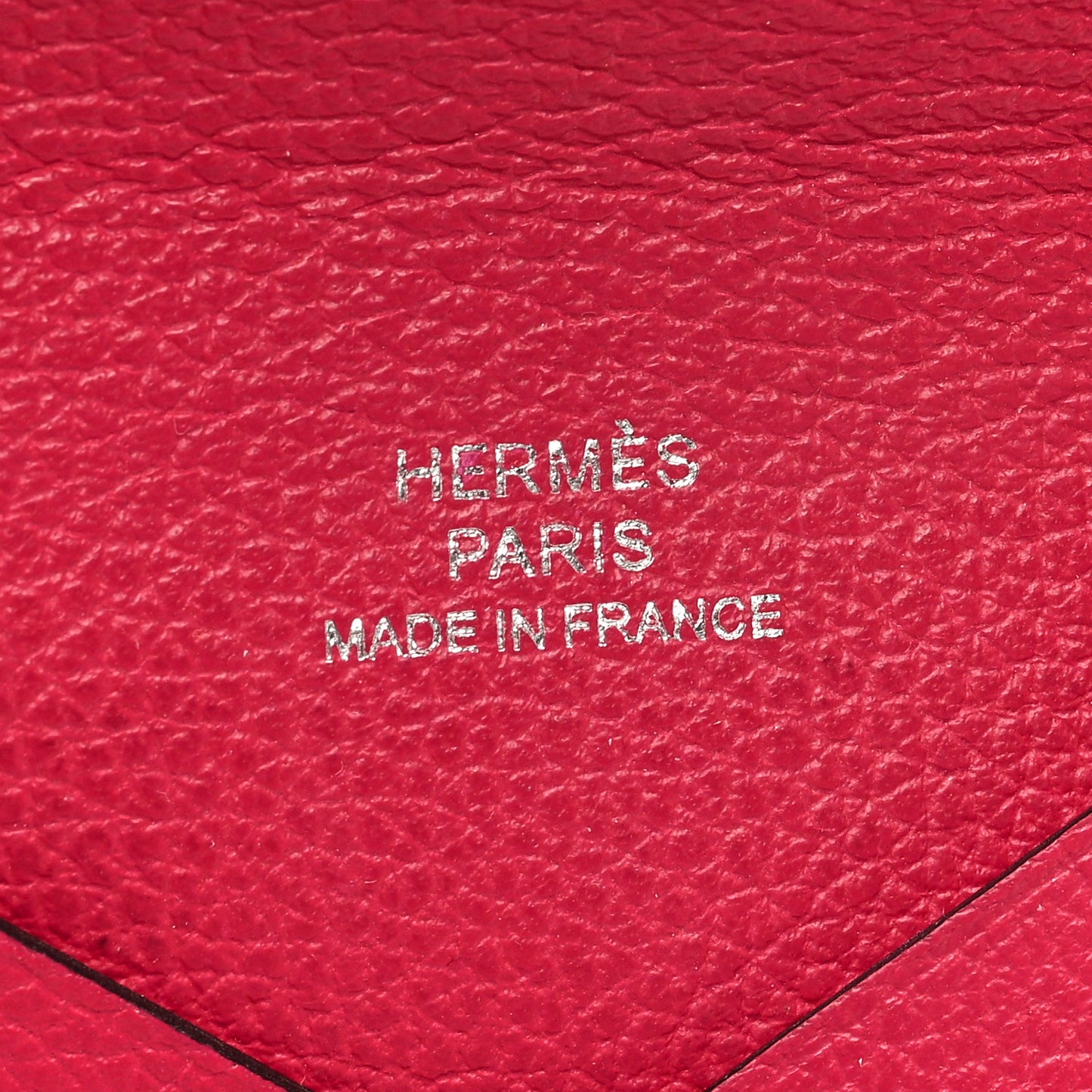 Chevre Mysore Calvi Card Case Rose Extreme