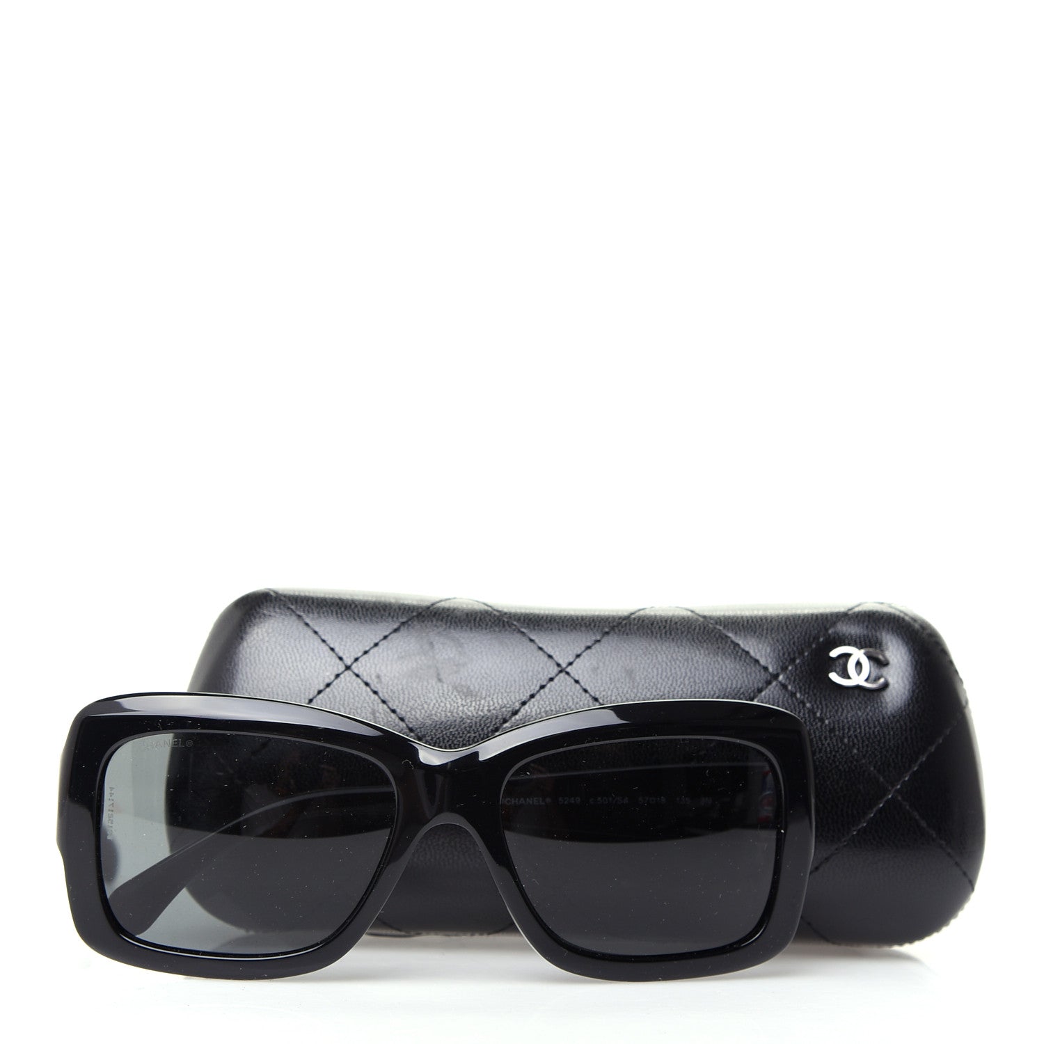 Chanel CC Camellia Sunglasses 5249 Black 7 of 7